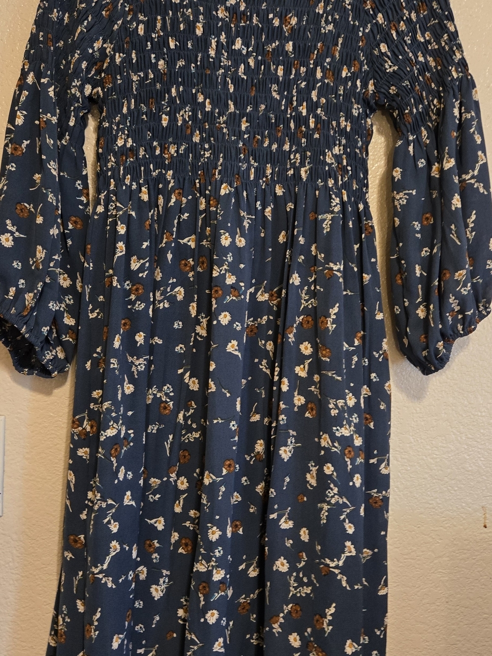 ROOLEE""" Floral Smocked Dress - Picture 5 of 14